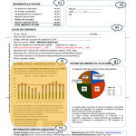 Información sobre consumo energético en la factura eléctrica