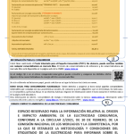 Detalle de facturación factura eléctrica