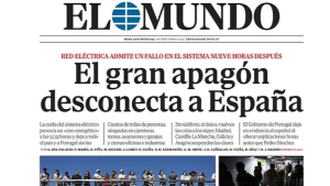 Nota - El Mundo Apagón España 2025 Nota - El Mundo Apagón España 2025